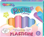 Colorino, plastelina pastelowa, 6 kolorów