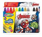 Colorino, The Avengers, wykręcane żelowe kredki w sztyfcie, 12 kolorów