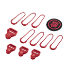 Coocazoo, Classic, zestaw elementów wymiennych do plecaków z systemem MatchPatch, Ribbon Red