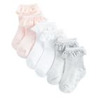 Cool Club, Antypoślizgowe skarpetki dziewczęce, mix, zestaw, 3 szt.