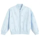 Cool Club, Bluza bomberka dziewczęca, rozpinana, niebieska