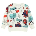 Cool Club, Bluza chłopięca, biała, Spider-Man