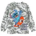 Cool Club, Bluza chłopięca, cienka, biało-szara, Lilo i Stitch