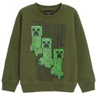 Cool Club, Bluza chłopięca, khaki, Minecraft