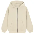 Cool Club, Bluza chłopięca z kapturem, rozpinana, beżowa