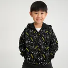 Cool Club, Bluza chłopięca z kapturem, rozpinana, czarna, Pokemon