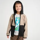 Cool Club, Bluza chłopięca z kapturem, rozpinana, czarno-brązowa