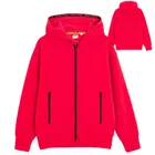 Cool Club, Bluza chłopięca z kapturem, rozpinana, czerwona, Hot Wheels