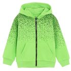 Cool Club, Bluza chłopięca z kapturem, rozpinana, zielona