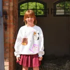 Cool Club, Bluza dziewczęca, biała, Squishmallows