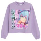 Cool Club, Bluza dziewczęca, fioletowa, Hatsune Miku