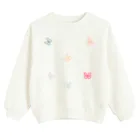 Cool Club, Bluza dziewczęca, ocieplana, biała