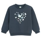 Cool Club, Bluza dziewczęca, ocieplana, granatowa