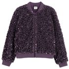 Cool Club, Bluza dziewczęca, rozpinana, fioletowa