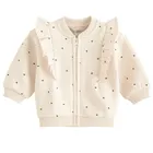 Cool Club, Bluza dziewczęca, rozpinana, ocieplana, beżowa