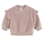 Cool Club, Bluza dziewczęca, rozpinana, welurowa, fioletowa