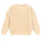 Cool Club, Bluza dziewczęca, welurowa, beżowa