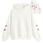 Cool Club, Bluza dziewczęca z kapturem, ocieplana, biała