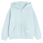 Cool Club, Bluza dziewczęca z kapturem, rozpinana, niebieska