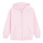 Cool Club, Bluza dziewczęca z kapturem, rozpinana, ocieplana, różowa