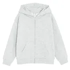 Cool Club, Bluza dziewczęca z kapturem, rozpinana, ocieplana, szara melanż