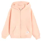 Cool Club, Bluza dziewczęca z kapturem, rozpinana, pomarańczowa