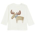 Cool Club, Bluzka chłopięca z długim rękawem, biała