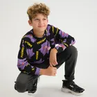 Cool Club, Bluzka chłopięca z długim rękawem, czarna, Pokemon