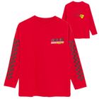 Cool Club, Bluzka chłopięca z długim rękawem, czerwona, Hot Wheels