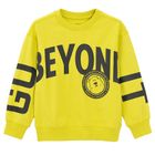 Cool Club, Bluzka chłopięca z długim rękawem, limonkowa