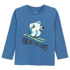 Cool Club, Bluzka chłopięca z długim rękawem, niebieska