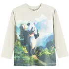 Cool Club, Bluzka chłopięca z długim rękawem, szara