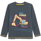 Cool Club, Bluzka chłopięca z długim rękawem, szara