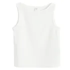 Cool Club, Bluzka dziewczęca bez rękawów, biała