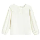 Cool Club, Bluzka dziewczęca z długim rękawem, biała