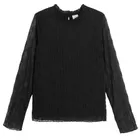 Cool Club, Bluzka dziewczęca z długim rękawem, czarna