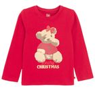 Cool Club, Bluzka dziewczęca z długim rękawem, czerwona