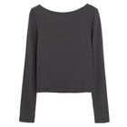 Cool Club, Bluzka dziewczęca z długim rękawem, grafitowa