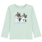 Cool Club, Bluzka dziewczęca z długim rękawem, miętowa