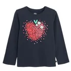 Cool Club, Bluzka dziewczęca z długim rękawem, niebieska