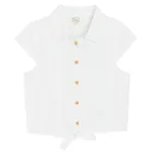 Cool Club, Bluzka dziewczęca z krótkim rękawem, biała