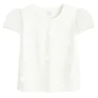 Cool Club, Bluzka dziewczęca z krótkim rękawem, biała