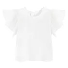 Cool Club, Bluzka dziewczęca z krótkim rękawem, biała