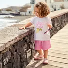 Cool Club, Bluzka dziewczęca z krótkim rękawem, biała