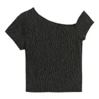 Cool Club, Bluzka dziewczęca z krótkim rękawem, czarna