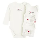 Cool Club, Body chłopięce z długim rękawem, białe, zestaw, 4 szt.