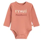 Cool Club, Body chłopięce z długim rękawem, brązowe