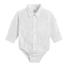 Cool Club, Body chłopięce z długim rękawem, koszulowe, białe