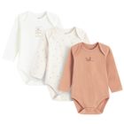 Cool Club, Body chłopięce z długim rękawem, mix, zestaw, 3 szt., Kubuś Puchatek