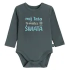 Cool Club, Body chłopięce z długim rękawem, szare